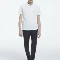 The Kooples Uomo OFFICIER - Polo - White Green -Vendite The Kooples 35ae8993032d4a65b1ff15afd96d336f