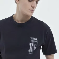 The Kooples SHORT SLEEVE - T-shirt Con Stampa - Black Washed, Uomo -Vendite The Kooples 360c0aee77c14037b53d0412cb4ee26c