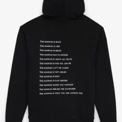 The Kooples BEDRUCKTES BAUMWOLL-SWEATSHIRT MIT KAPUZE - Felpa - Black, Uomo -Vendite The Kooples 38295788d0f843aca16103ff8450d65a