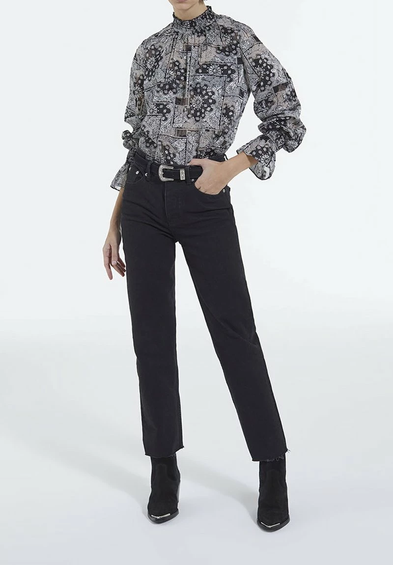 The Kooples Donna À VOLANTS - Camicetta - Black 3 The Kooples Donna À VOLANTS - Camicetta - Black