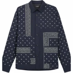 The Kooples Giacca Leggera - Navy Ecru, Uomo -Vendite The Kooples 3a46a30cfd574c208d267df7f30ef73d