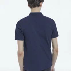 The Kooples Uomo OFFICIER - Polo - Navy Grey -Vendite The Kooples 3a94b307a6354dafb2e82c3d0bac6036