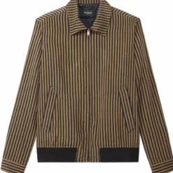 The Kooples Uomo TECHNIQUE FINES RAYURES DOUBLÉ - Giacca Leggera - Navy Brown -Vendite The Kooples 3d6de8b1850940e488d03d1c31921c6f