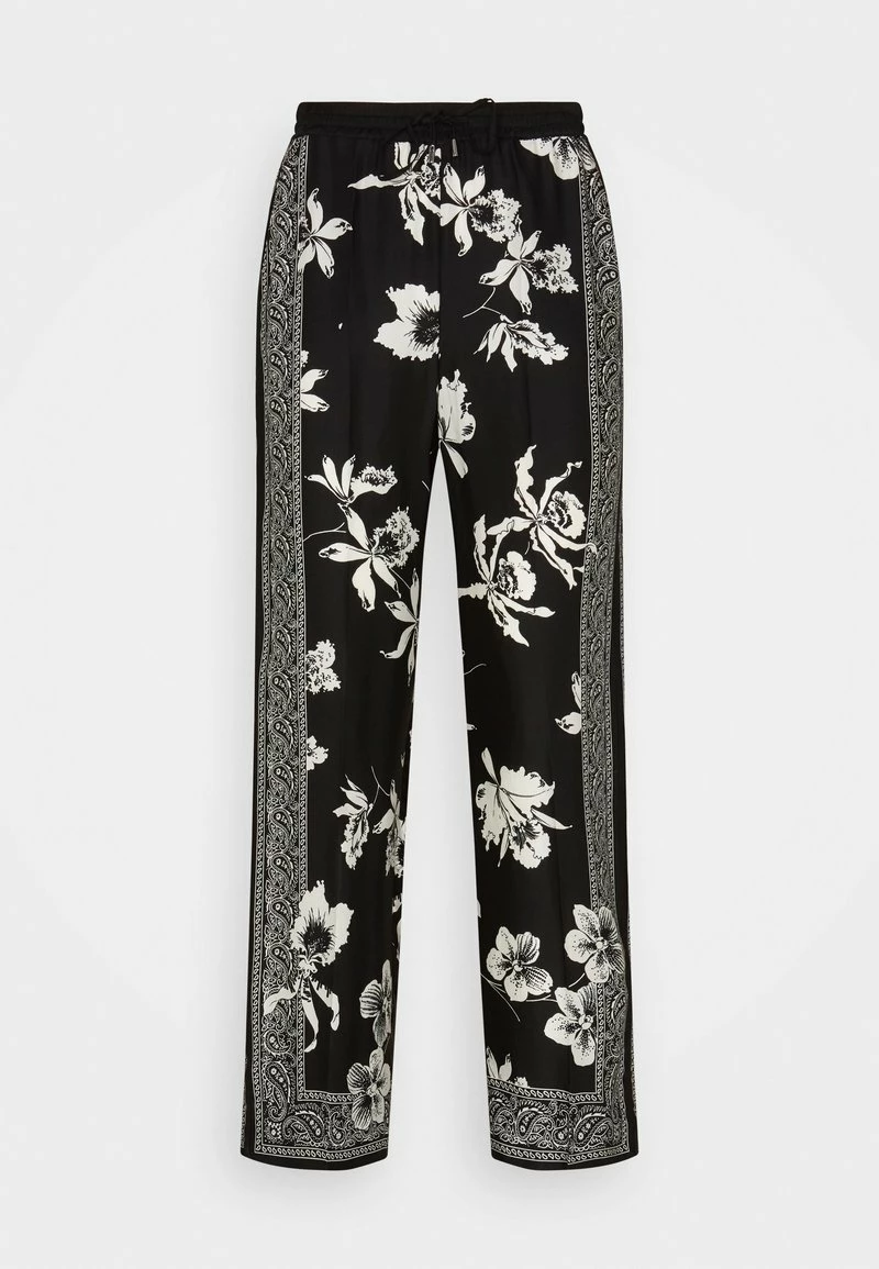 The Kooples PANTALON TAILLE ELASTIQUE - Pantaloni - Black/white, Donna 8 The Kooples PANTALON TAILLE ELASTIQUE - Pantaloni - Black/white, Donna - immagine 6