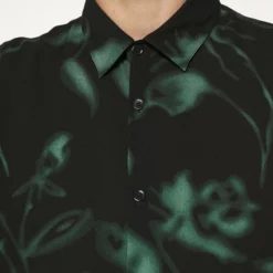 The Kooples Camicia - Black/dark Green, Uomo -Vendite The Kooples 3f1d2065d7984dc8af9347269fd9d2a8