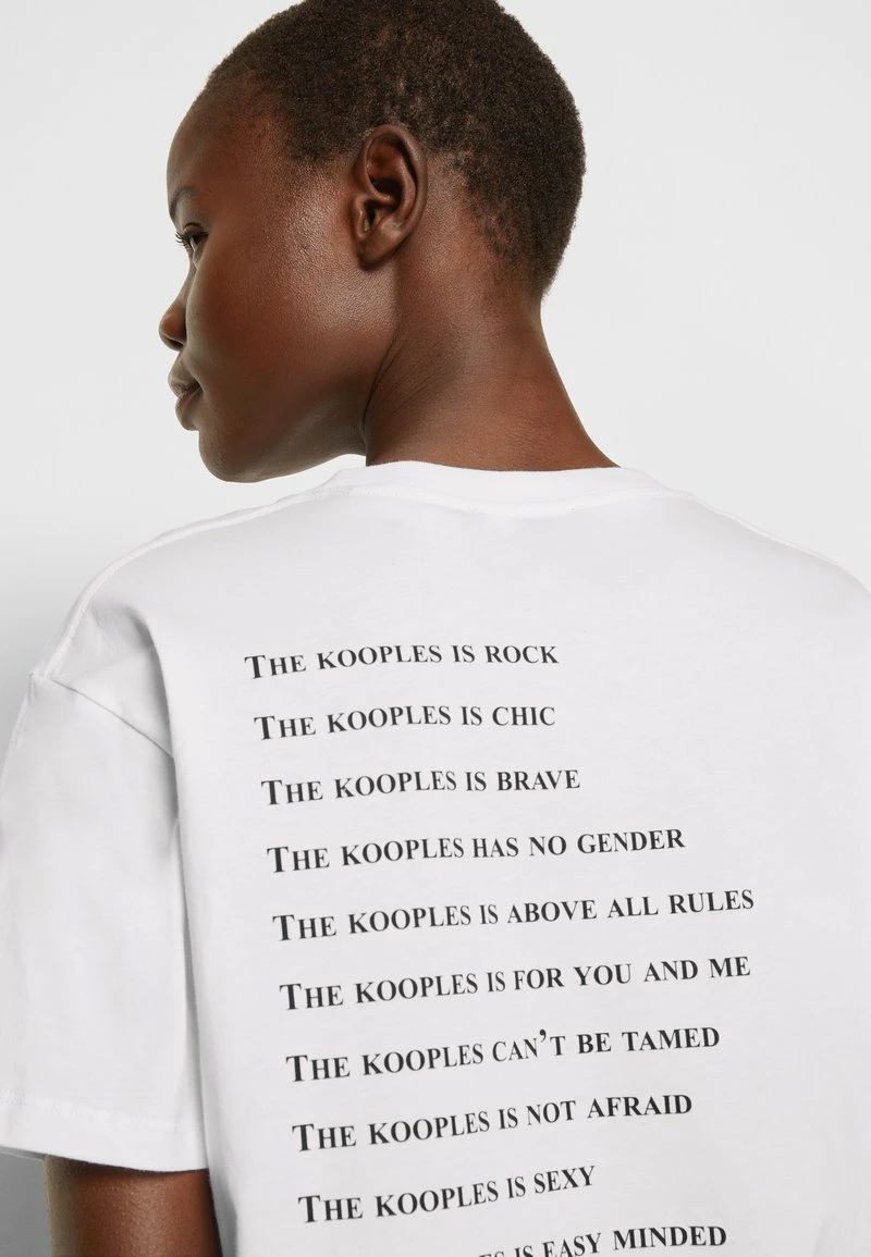 The Kooples MANCHES COURTES TOUR DATES - T-shirt Con Stampa - White, Donna 9 The Kooples MANCHES COURTES TOUR DATES - T-shirt Con Stampa - White, Donna - immagine 7