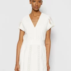 The Kooples Donna ROBE COURTE AMANCHES EMBROIDERY - Vestito Estivo - Off White -Vendite The Kooples 415f2a976a374706881cd729804d5d9a