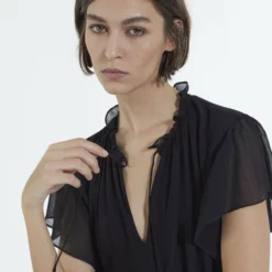 The Kooples Donna Vestito Estivo - Black -Vendite The Kooples 41664575df3f48b5aa697977ae5c7e83