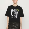 The Kooples T-shirt Con Stampa - Black, Donna -Vendite The Kooples 41b60090c8a540c1bc0e581adc68e6f5