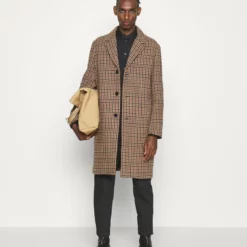 The Kooples COAT - Cappotto Classico - Camel/wine Red, Uomo -Vendite The Kooples 439db7d16f734d06bfc78e98f24e0ddd