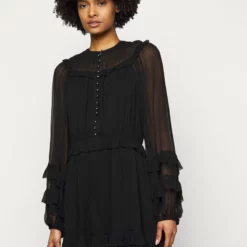 The Kooples Donna DRESS - Abito A Camicia - Black