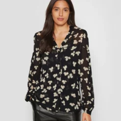 The Kooples SHIRT 2-IN-1 - Top - Black, Donna -Vendite The Kooples 44bb4d214ffb43ebb0fb0c690cd75431