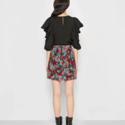 The Kooples Donna JUPE COURTE DRAPEEEN IMPRIME FLOWERS - Minigonna - Red -Vendite The Kooples 45d44c89ce174584a04d748c7d366ad0