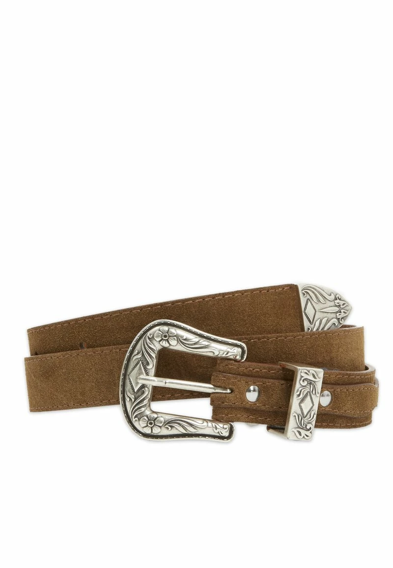 The Kooples À BOUCLE WESTERN SIMPLE - Cintura - Brown, Uomo 4 The Kooples À BOUCLE WESTERN SIMPLE - Cintura - Brown, Uomo - immagine 2