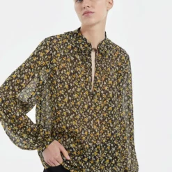 The Kooples NOUÉ FLEURI - Camicetta - Black, Donna