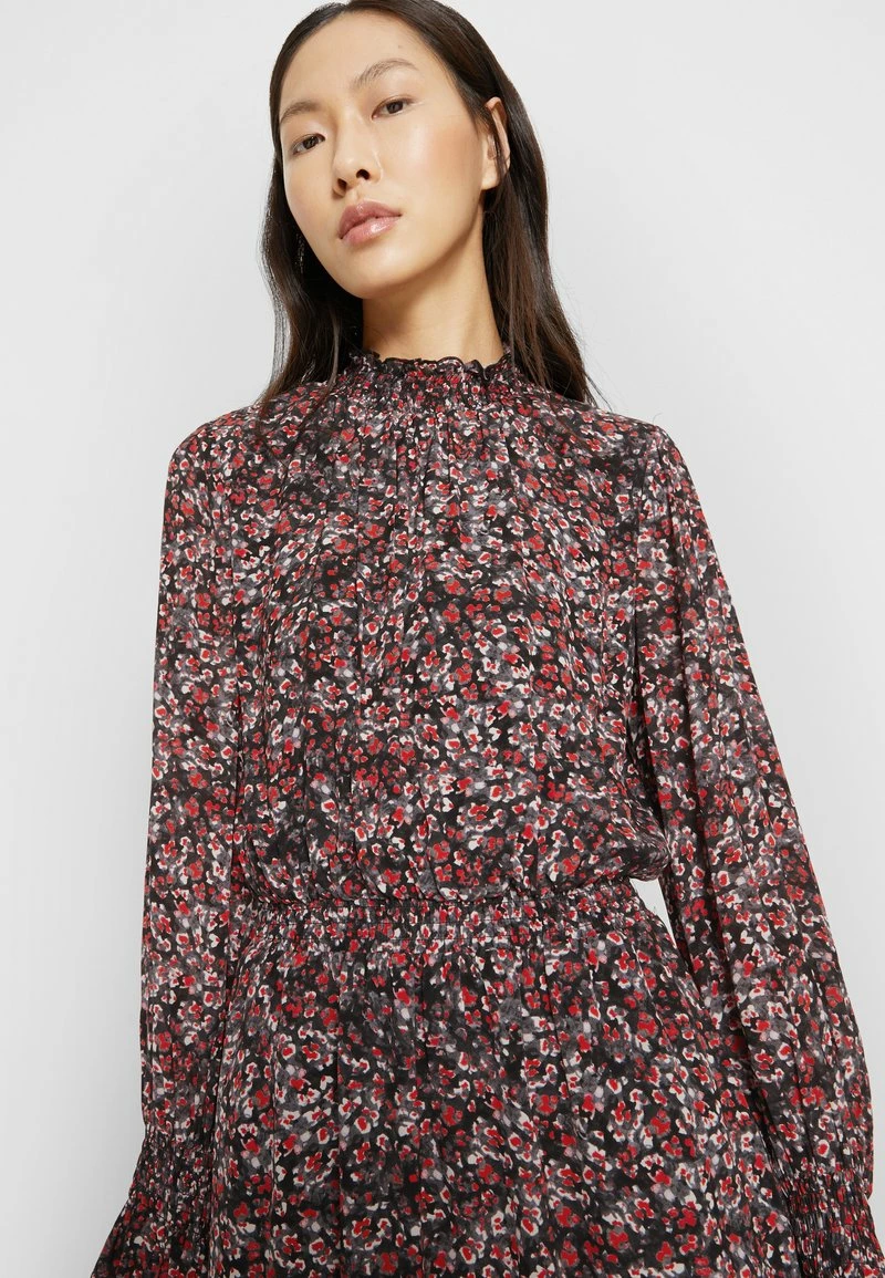 The Kooples ROBE COL ET MANCHES SMOCKESEN IMPRIME FLOWERS - Vestito Elegante - Black/red, Donna 8 The Kooples ROBE COL ET MANCHES SMOCKESEN IMPRIME FLOWERS - Vestito Elegante - Black/red, Donna - immagine 6