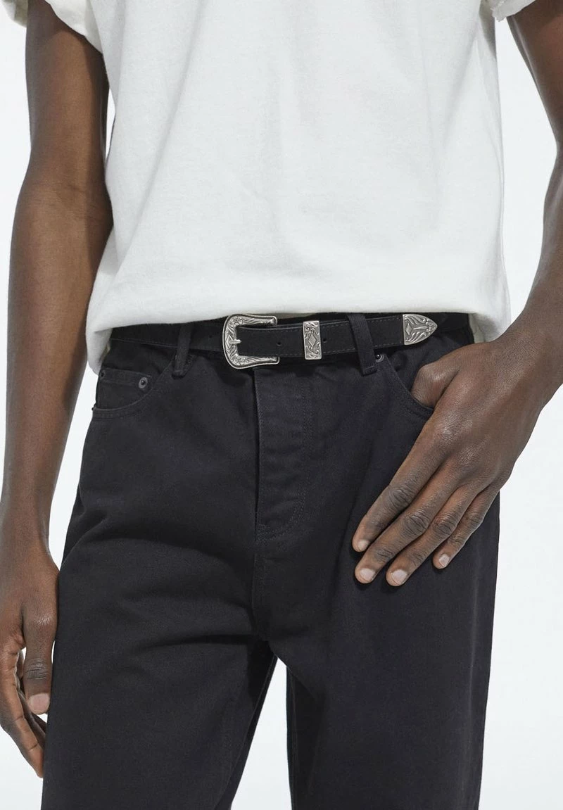 The Kooples Uomo À BOUCLE WESTERN SIMPLE - Cintura - Black 3 The Kooples Uomo À BOUCLE WESTERN SIMPLE - Cintura - Black