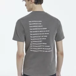 The Kooples WHAT IS - T-shirt Con Stampa - Grey, Uomo -Vendite The Kooples 497b0fd66d2745aba1f1dbbf22db9758