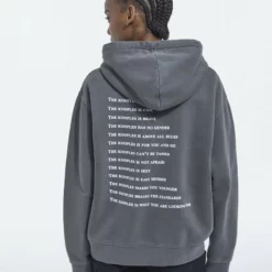 The Kooples Donna Felpa Con Cappuccio - Grey -Vendite The Kooples 49aaf5e03b6b496b88c88ddffa65780a