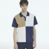 The Kooples PATCHWORK - Polo - Navy, Uomo