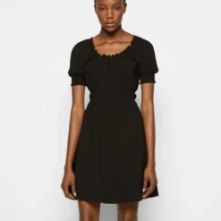 The Kooples Donna ROBE COURTE MANCHE COURTE - Vestito Elegante - Black -Vendite The Kooples 4a75bfe92f4342239c4a52f25ed35bf9