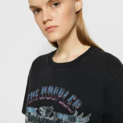 The Kooples MANCHES COURTES - T-shirt Con Stampa - Black Washed, Donna 15 The Kooples MANCHES COURTES - T-shirt Con Stampa - Black Washed, Donna -Vendite The Kooples 4aab61f781524db982810435819e4d64
