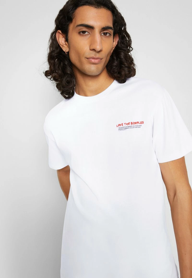 The Kooples T-shirt Con Stampa - White, Uomo 8 The Kooples T-shirt Con Stampa - White, Uomo - immagine 6