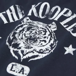 The Kooples TIGRE TEE - T-shirt Con Stampa - Navy, Donna -Vendite The Kooples 4db27035fd4f4df1beb75810ef701385