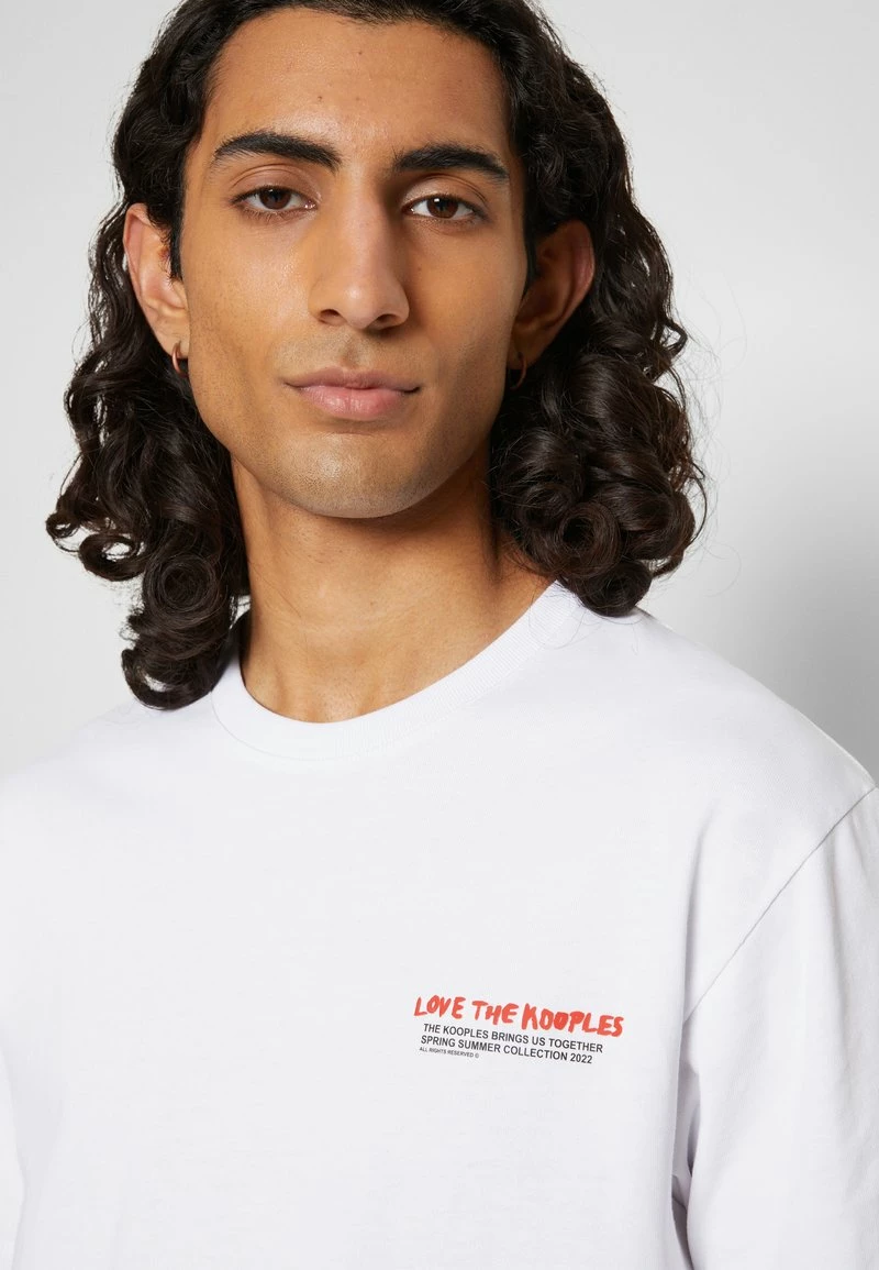 The Kooples T-shirt Con Stampa - White, Uomo 9 The Kooples T-shirt Con Stampa - White, Uomo - immagine 7