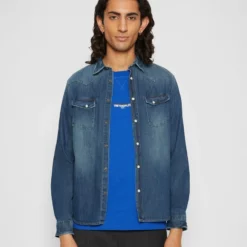 The Kooples CHEMISE - Camicia - Blue, Uomo -Vendite The Kooples 505b48a2f1b24814a0bfa599fd09ca3a