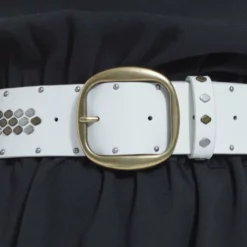 The Kooples LISSE TAILLE HAUTE - Cintura - Ecru, Donna -Vendite The Kooples 5172593b54bc4042b295fe44d4892e5c