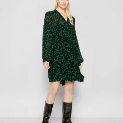 The Kooples ROBE - Vestito Estivo - Black / Green, Donna 12 The Kooples ROBE - Vestito Estivo - Black / Green, Donna -Vendite The Kooples 51b9eb0be5d84b6aa15a79a78f5c31fc