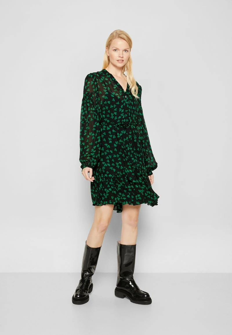 The Kooples ROBE - Vestito Estivo - Black / Green, Donna 6 The Kooples ROBE - Vestito Estivo - Black / Green, Donna - immagine 4