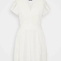 The Kooples Donna ROBE COURTE AMANCHES EMBROIDERY - Vestito Estivo - Off White -Vendite The Kooples 51ce0d6c865e44638552485d5644321d