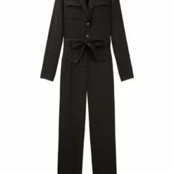 The Kooples CEINTURÉE - Tuta Jumpsuit - Black, Donna -Vendite The Kooples 5204daf54c2b48b4953295dfb2a343cd