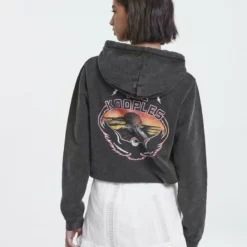 The Kooples Felpa Con Cappuccio - Black Washed, Donna 11 The Kooples Felpa Con Cappuccio - Black Washed, Donna -Vendite The Kooples 55e0fbfb5e7f41f288c6addf1fd8348c