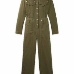The Kooples Donna Tuta Jumpsuit - Kaki -Vendite The Kooples 57c40bc89e3040d19790be553735273d