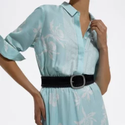 The Kooples Vestito Lungo - Blue White, Donna -Vendite The Kooples 59543864f99c40c5b93bf74ec08751c7