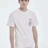 The Kooples SHORT SLEEVE - T-shirt Con Stampa - Pink, Uomo