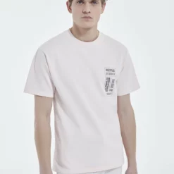 The Kooples SHORT SLEEVE - T-shirt Con Stampa - Pink, Uomo