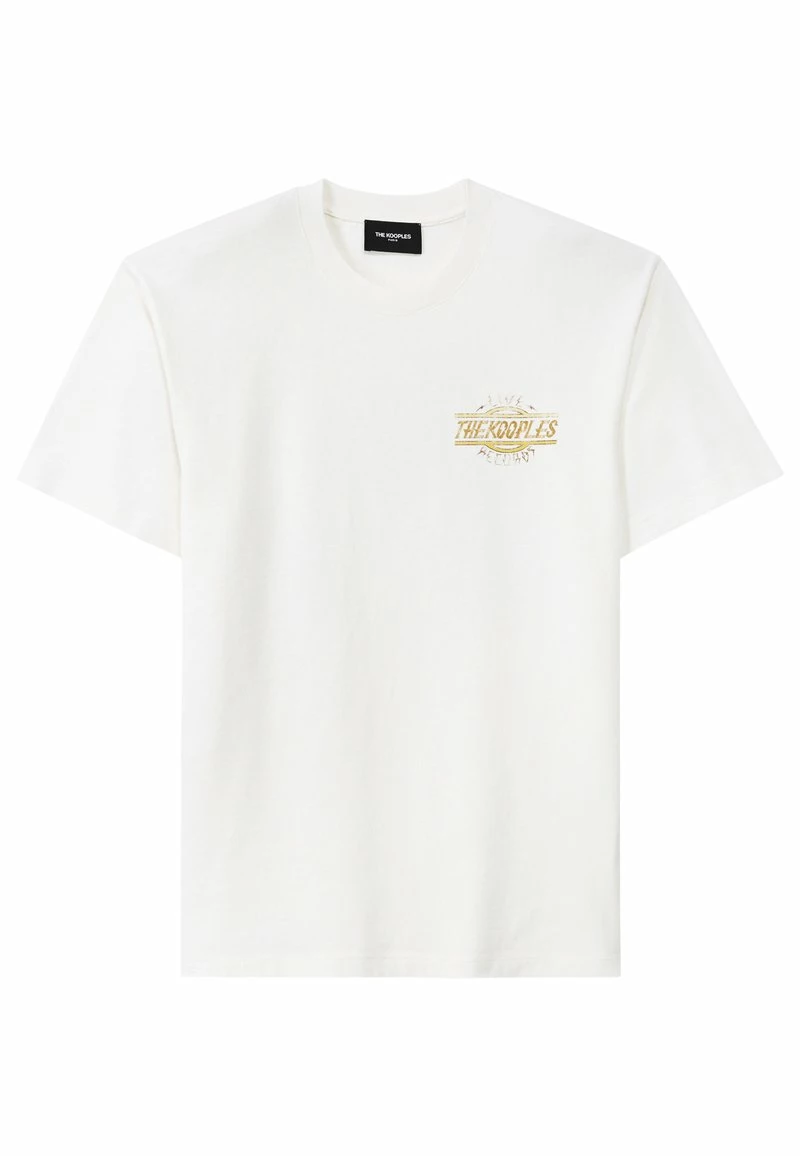 The Kooples MANCHES COU - T-shirt Con Stampa - Ecru, Uomo 7 The Kooples MANCHES COU - T-shirt Con Stampa - Ecru, Uomo - immagine 5