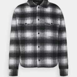 The Kooples JACKET - Giacca Leggera - Black/white, Uomo -Vendite The Kooples 5be1a9904dfb4e05ba6cdb41667c4eeb