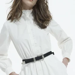 BOUTONNÉE THE KOOPLES - Abito A Camicia - White, Donna -Vendite The Kooples 5cc537b5043840dcb8255c02c388d76f