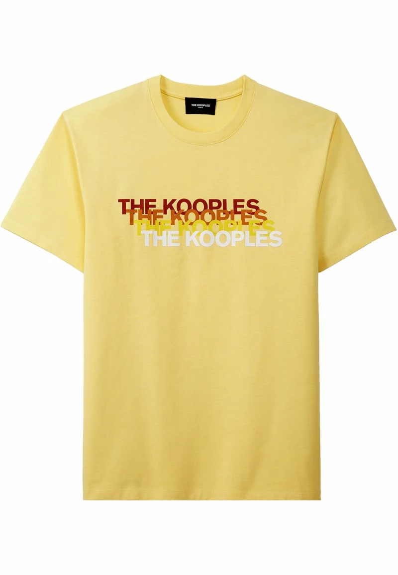 The Kooples MANCHES - T-shirt Con Stampa - Yellow, Uomo 8 The Kooples MANCHES - T-shirt Con Stampa - Yellow, Uomo - immagine 6
