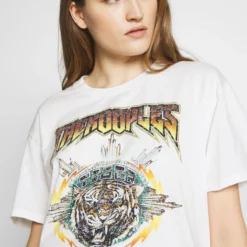The Kooples TEE - T-shirt Con Stampa - Ecru, Donna -Vendite The Kooples 5dcfa902218a4b6ea1829aae6eb6940d