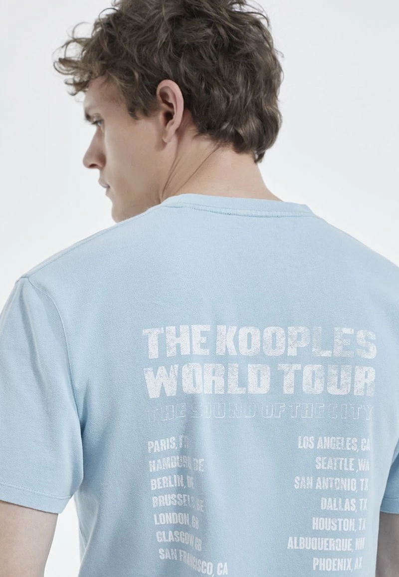 The Kooples Uomo SHORT SLEEVE - T-shirt Con Stampa - Blue Sky 7 The Kooples Uomo SHORT SLEEVE - T-shirt Con Stampa - Blue Sky - immagine 5