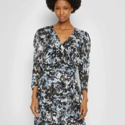 The Kooples ROBE - Vestito Elegante - Black/white, Donna -Vendite The Kooples 5fea5b98656046c2a8434e69222ab3f6