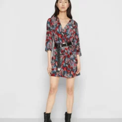 The Kooples ROBE COURTE DRAPEEEN IMPRIME FLOWERS - Vestito Elegante - Red, Donna 13 The Kooples ROBE COURTE DRAPEEEN IMPRIME FLOWERS - Vestito Elegante - Red, Donna -Vendite The Kooples 6033417b7ea447db896036bac05f080e