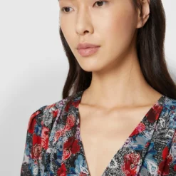 The Kooples ROBE COURTE DRAPEEEN IMPRIME FLOWERS - Vestito Elegante - Red, Donna 15 The Kooples ROBE COURTE DRAPEEEN IMPRIME FLOWERS - Vestito Elegante - Red, Donna -Vendite The Kooples 6255f824e6894716bd7b9847ac41e788