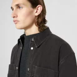 The Kooples SHIRT - Giacca Da Mezza Stagione - Black Washed, Uomo 15 The Kooples SHIRT - Giacca Da Mezza Stagione - Black Washed, Uomo -Vendite The Kooples 626cb920b5f94608a0a3c9ea9237037c